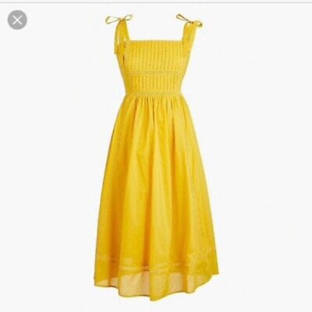 JCrew Point Sur Shoulder tie sundress